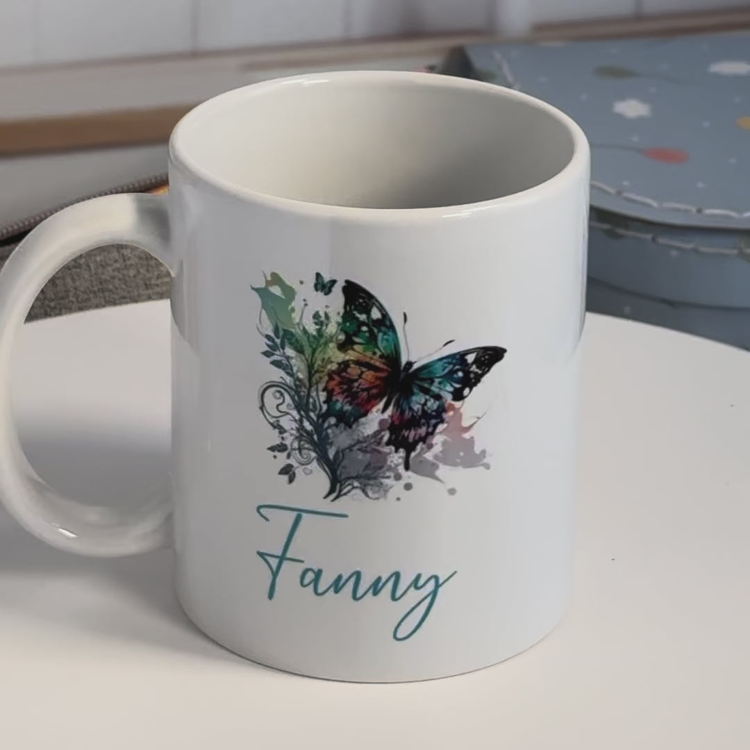 Tasse Keramik Schmetterling – Fanny