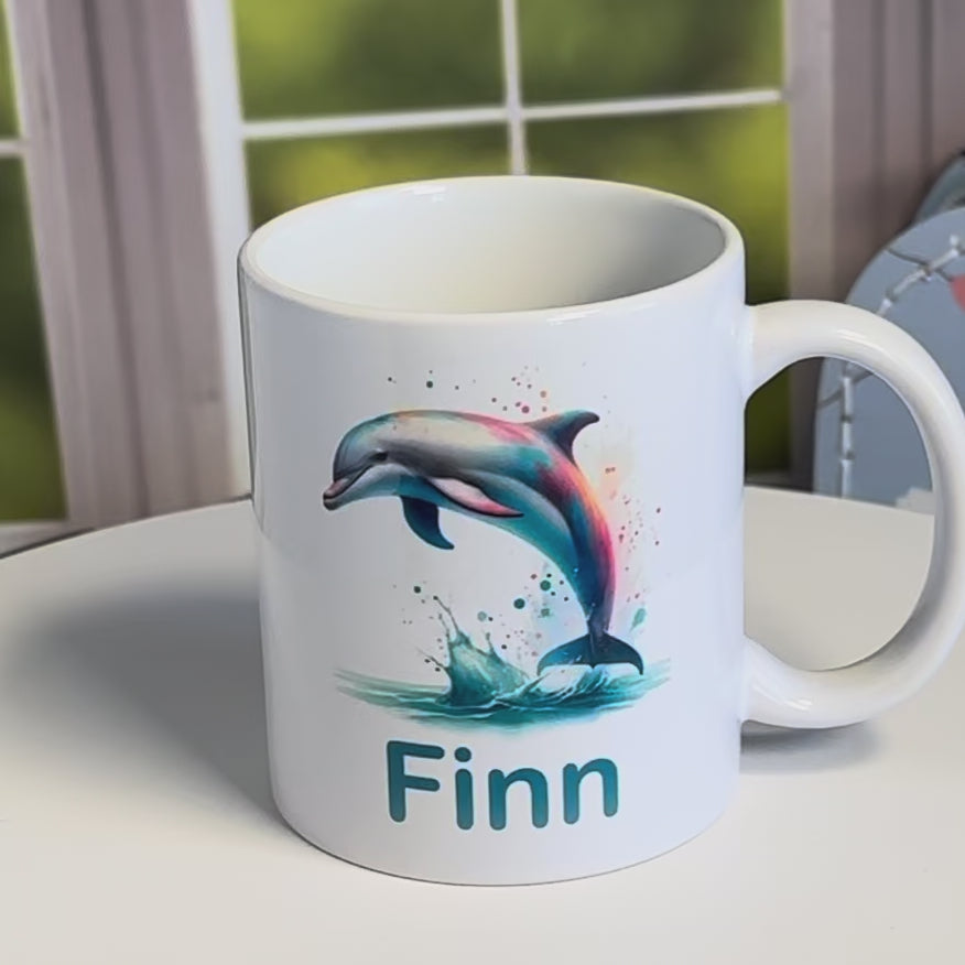 Personalisierte Delfin Tasse Kinder
