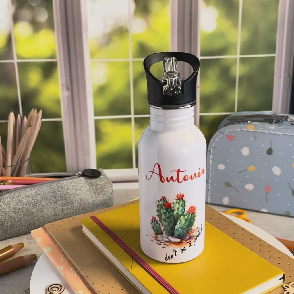 Trinkflasche Edelstahl Kaktus – Antonia