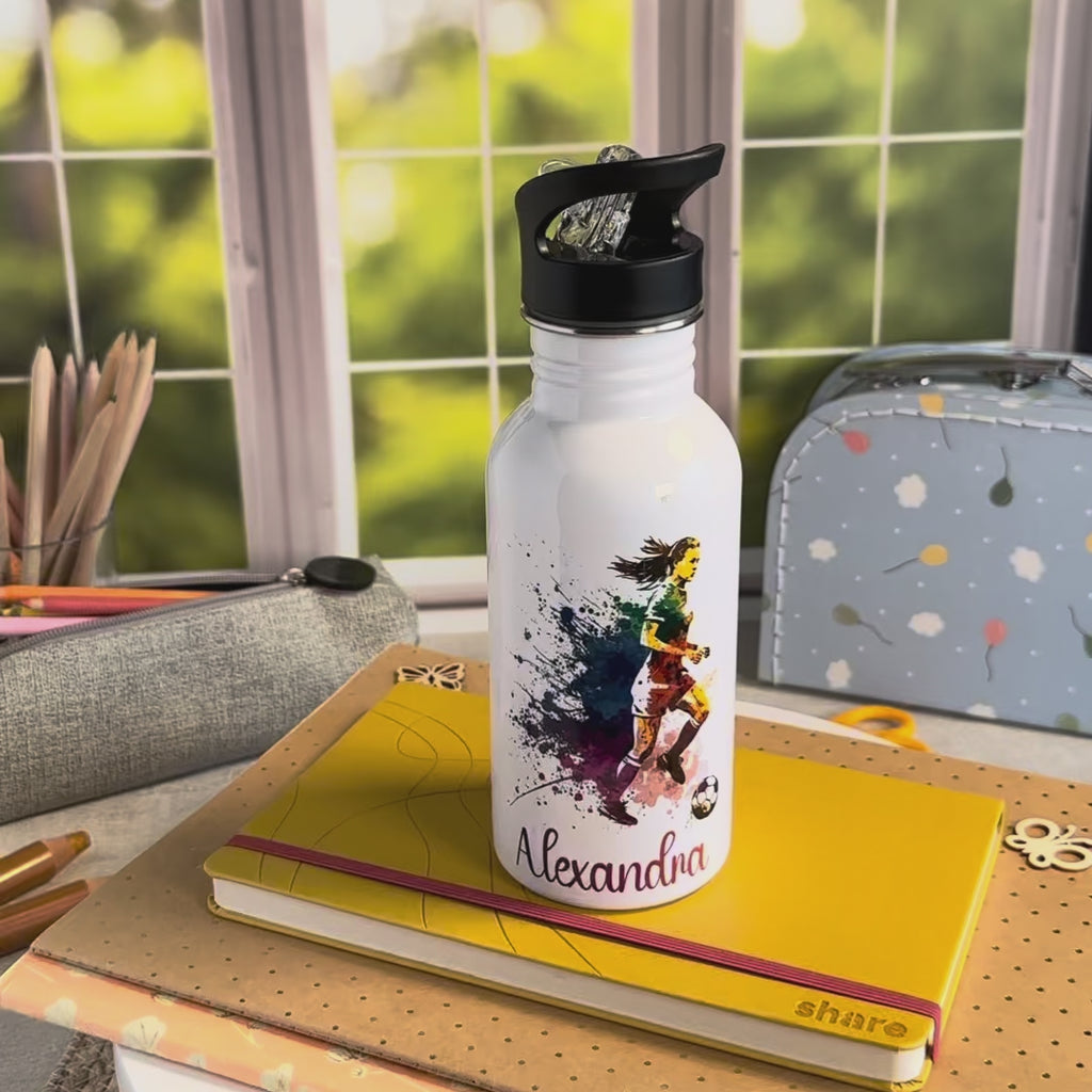 Trinkflasche Edelstahl Fußball – Alexandra
